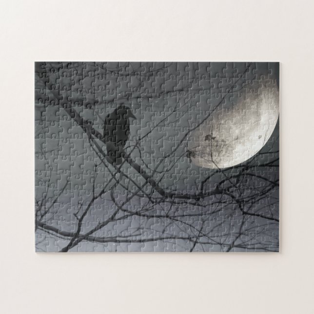 Celestial Dream Of Crow Jigsaw Puzzle (Horizontal)