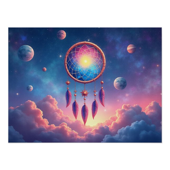 Celestial Dreamcatcher Poster (Front)