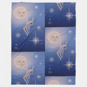 Celestial Dreamland Moon Blanket