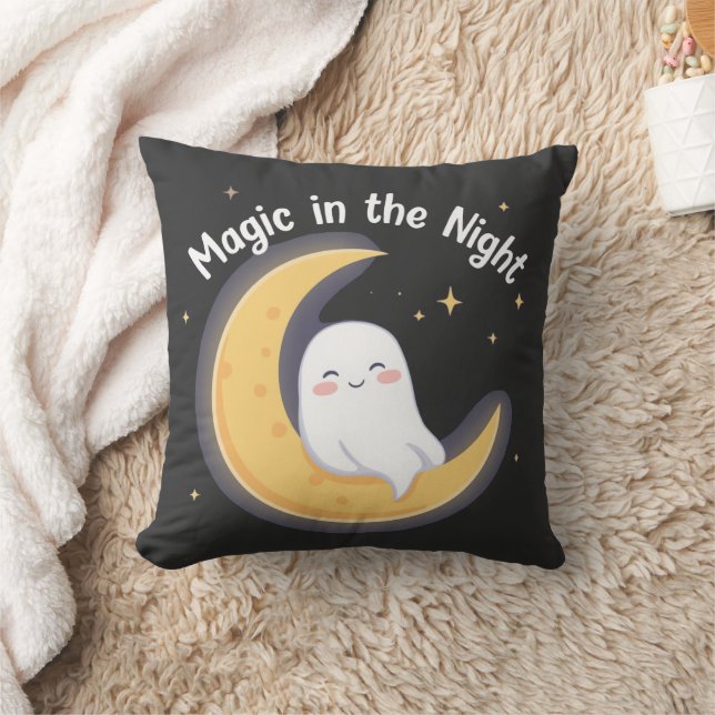 Celestial Dreams - Boho Moon & Stars Pillow (Blanket)