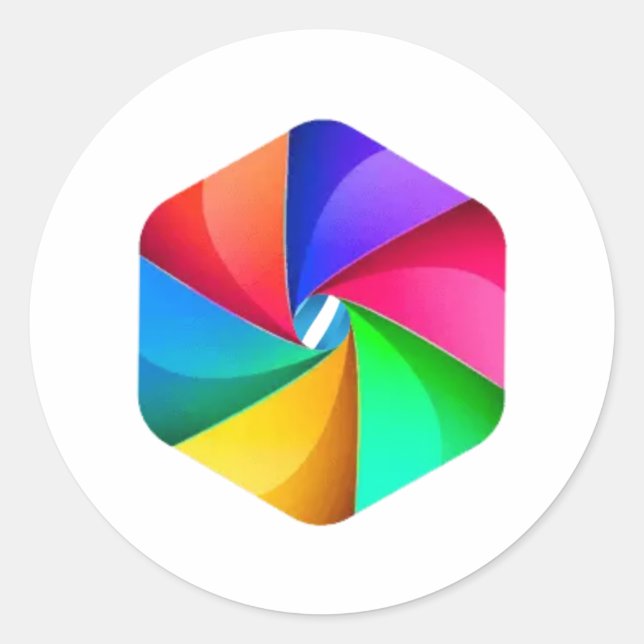 Celestial Dreams. Classic Round Sticker (Front)