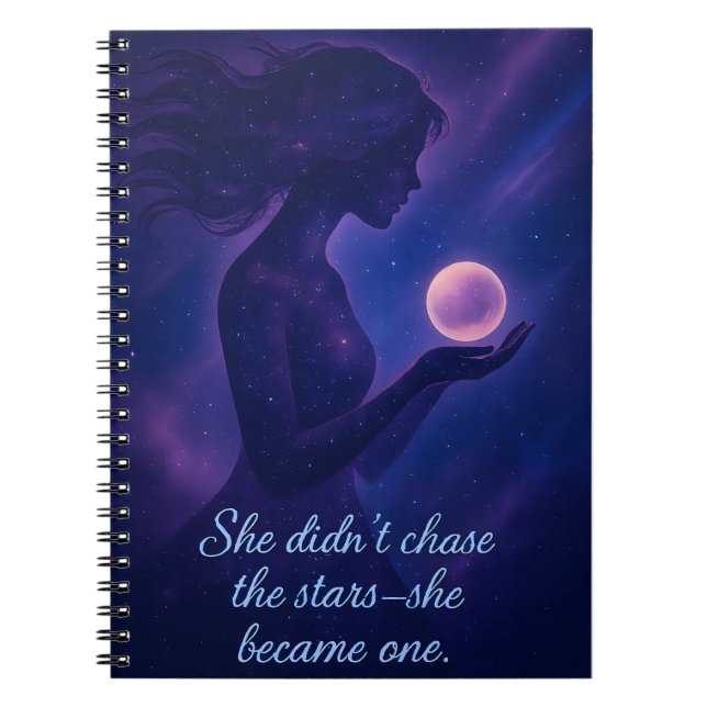 Celestial Dreams - She Became A Star Notebook (Front)