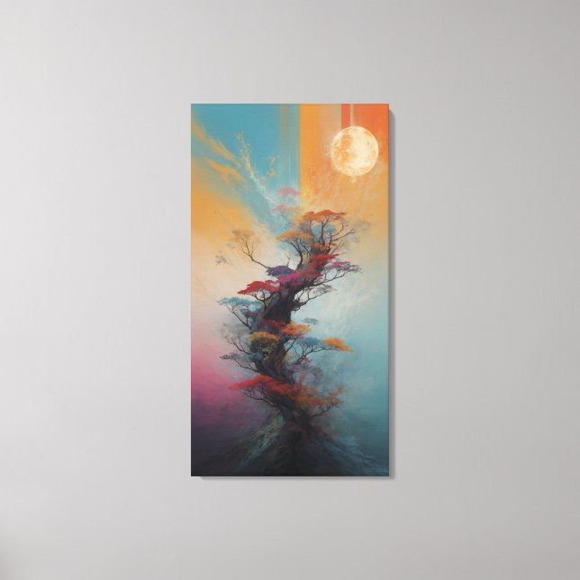 Celestial Dreamscape Canvas Prints: A Fusion of Et Print (Front)