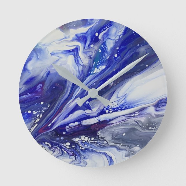 Celestial Drift Round Clock (Front)