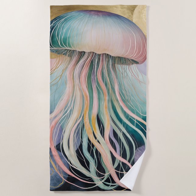 Celestial Drifter Beach Towel (Front)