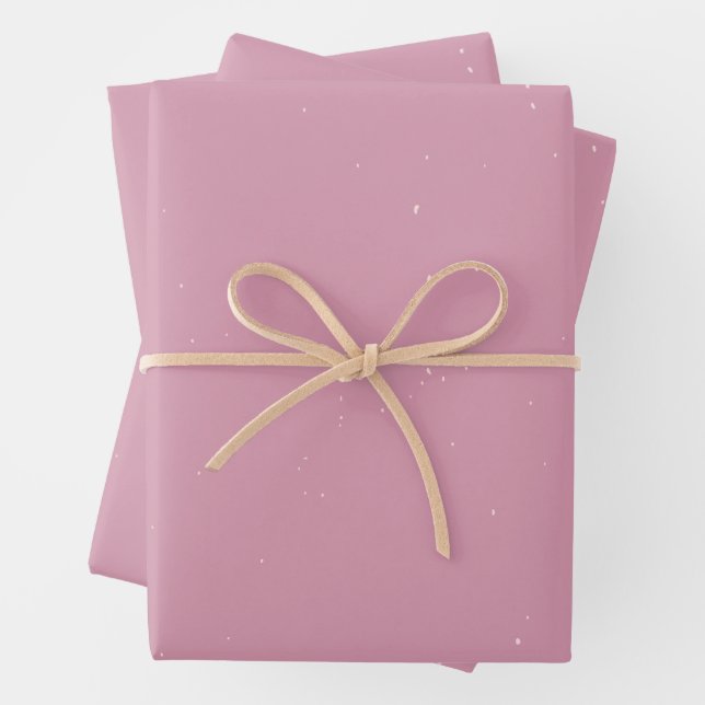 Celestial Dust & Starlight Texture Pattern Wrapping Paper Sheet (In situ)