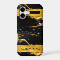 Celestial Elegance: Liquid Gold Gilded - Achempong