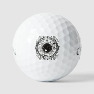 Celestial Elegance: Zodiac & Constellation Designs Golf Balls