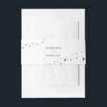 Celestial Elegant Wedding Stars Invitation Belly Band<br><div class="desc">Invite your guests to a night of romance and starlight with this Celestial Elegant Wedding Stars Invitation Belly Band from the Celestial Elegant Wedding Collection. Featuring a bright white background adorned with twinkling stars and refined typography, this modern celestial design is perfect for couples who love a minimalist yet luxurious...</div>