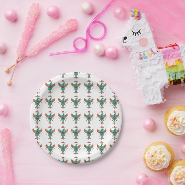 Celestial Emblem – Wings of Divinity Paper Plate (Party)