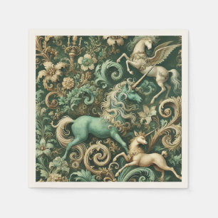 Celestial Equinox – Mythical Unicorn  Napkin