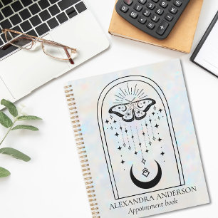 Celestial Esoteric Moth and Moon Holographic Planner