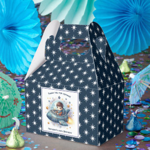Celestial Event Starfield Space Birthday Party Favour Box