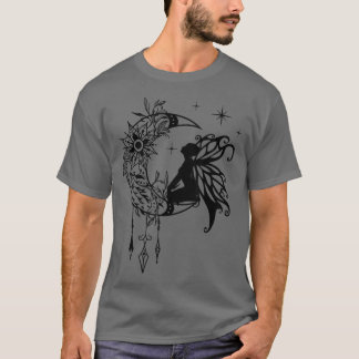 Celestial Fairycore Aesthetic Grunge Goth Moon Fai T-Shirt