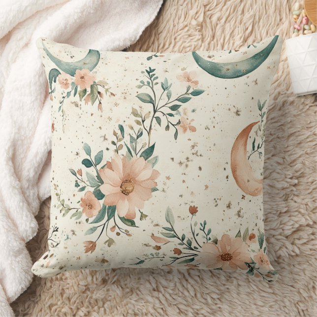 Celestial Floral Pattern (10) Cushion (Blanket)