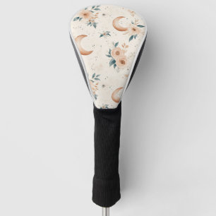 Celestial Floral Pattern (1) Golf Head Cover