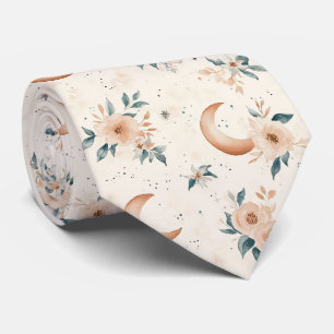 Celestial Floral Pattern (1) Tie