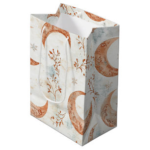 Celestial Floral Pattern (3) Medium Gift Bag