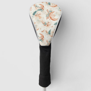 Celestial Floral Pattern (4) Golf Head Cover