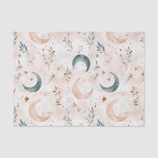 Celestial Floral Pattern (6) Tissue Paper (Front)