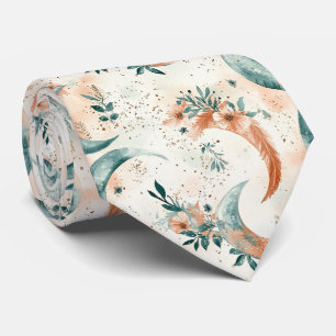 Celestial Floral Pattern (7) Tie