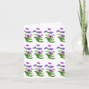 Celestial Floral Spiritual Minimalist Design Holiday Card