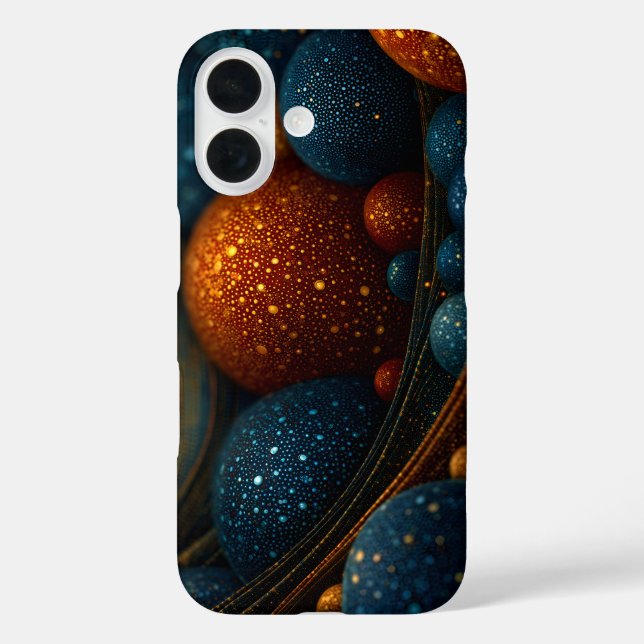 Celestial Flow: Abstract Spheres in Motion Case-Mate iPhone Case (Back)