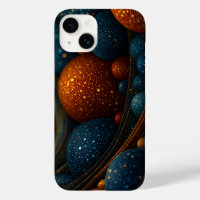 Celestial Flow: Abstract Spheres in Motion