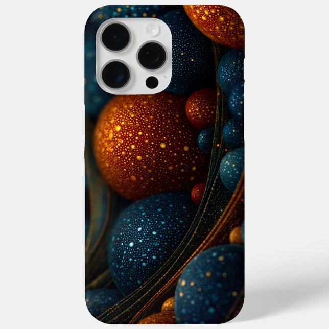 Celestial Flow: Abstract Spheres in Motion Case-Mate iPhone Case (Back)
