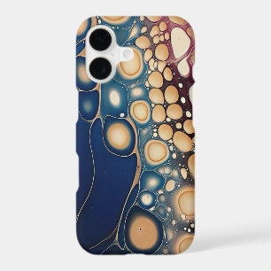 Celestial Fluid Marble in Midnight Gold