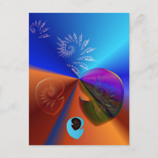 Celestial fossils postcard