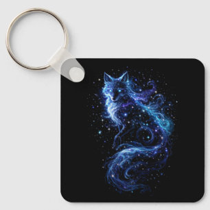 Celestial Fox Spirit Key Ring
