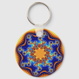 Celestial Fractalscope Key Ring
