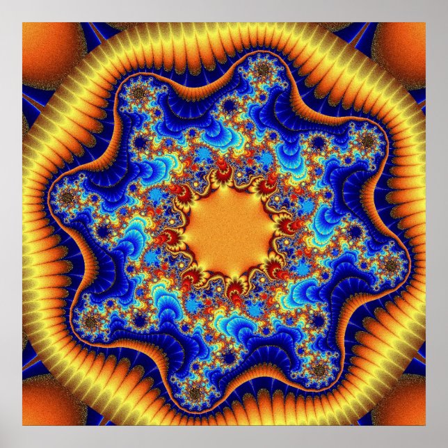 Celestial Fractalscope Poster (Front)