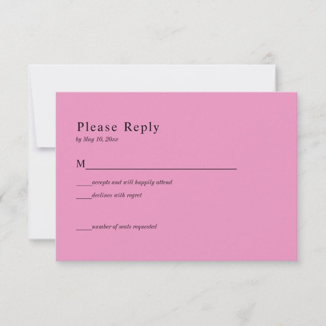 Celestial Full Moon Stars Clouds Wedding RSVP Card (Front)