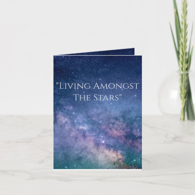 Celestial Funeral  Announcement (Front)