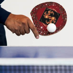 Celestial Galactic: Focused Precision & Gratitude Ping Pong Paddle