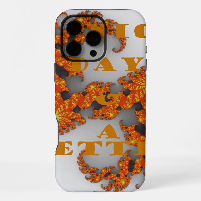 Celestial Galactic Have a Nice Day & Better Night iPhone Case (Back)