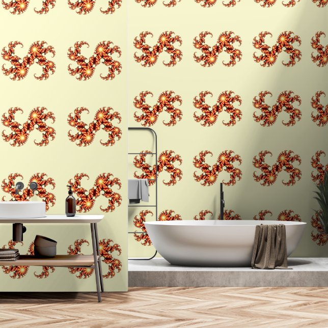 Celestial Galactic: The Infinite Pattern of Gratit Wallpaper (Bathroom)
