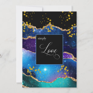 *~* Celestial Galaxy Cosmos Space Nebula Wedding Invitation