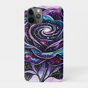 Celestial Galaxy Rose Spiral Nebula Custom Product iPhone 11 Pro Case