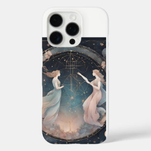 Celestial Gemini Zodiac Sign iPhone 16 Pro Case