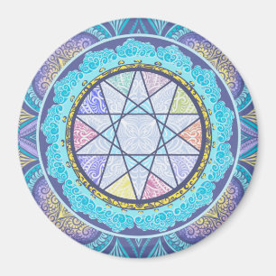 Celestial Geometry Portal Magnet