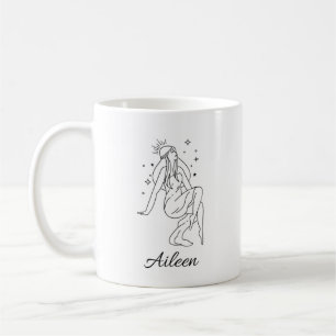 Celestial goddess personalised Halloween Coffee Mug