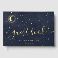 Celestial Gold Crescent Moon Wedding