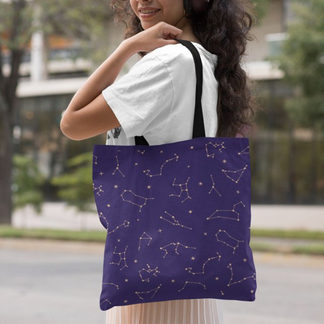Celestial Gold Star Solareclipse Theme  Tote Bag (Creator Uploaded)