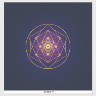 Celestial Golden Mandala — Balance in the Infinite