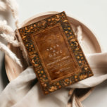 Celestial Gothic Baroque Wedding Save The Date<br><div class="desc">A richly detailed design that feels like a relic from a forgotten temple of the stars. This celestial baroque wedding piece combines ornate golden florals and cosmic mysticism in a timeless, regal layout. Perfect for couples drawn to symbolism, astrology, and the art of divine unions — where every detail whispers...</div>