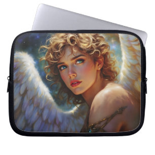 Celestial Guardian – Angel of the Stars Laptop Sleeve