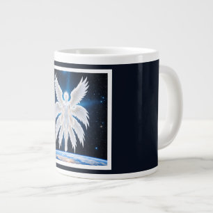 Celestial Guardian Fantasy Art Large Coffee Mug